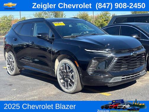 Black 2025 Chevrolet Blazer RS