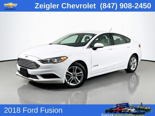 OXFORD WHITE 2018 Ford Fusion Hybrid S