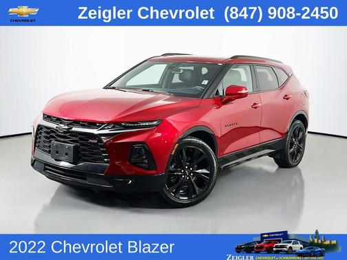 Cherry Red Tintcoat 2022 Chevrolet Blazer RS