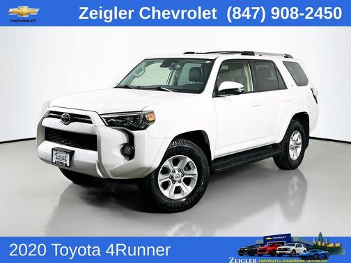Super White 2020 Toyota 4Runner SR5 Premium