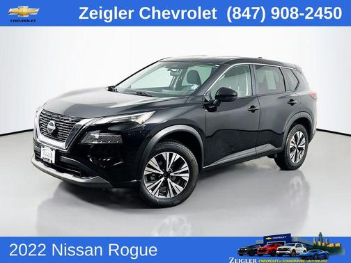 Super Black 2022 Nissan Rogue SV