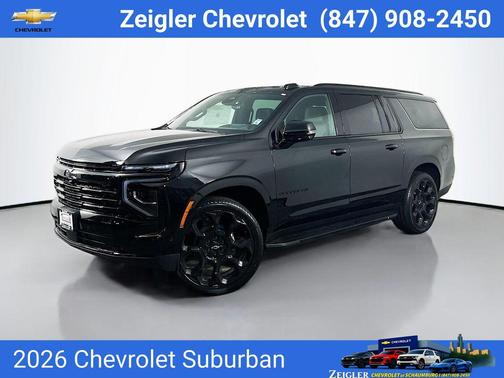 Black 2026 Chevrolet Suburban RST