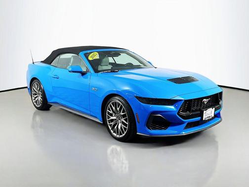 Blue 2025 Ford Mustang GT Premium
