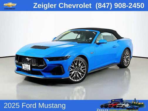 Blue 2025 Ford Mustang GT Premium
