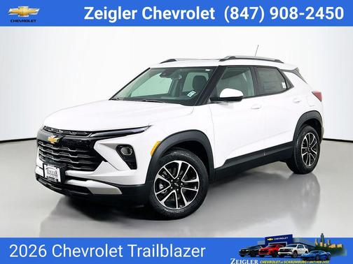 Summit White 2026 Chevrolet Trailblazer LT