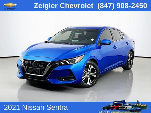 Electric Blue Metallic 2021 Nissan Sentra SV