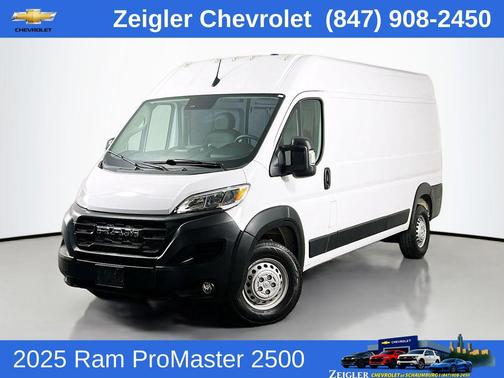 Bright White Clearcoat 2025 RAM ProMaster 2500 Tradesman