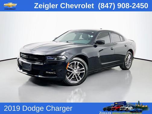 Pitch Black Clearcoat 2019 Dodge Charger SXT