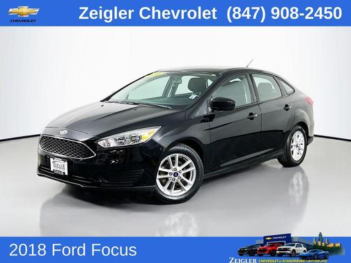Shadow Black 2018 Ford Focus SE