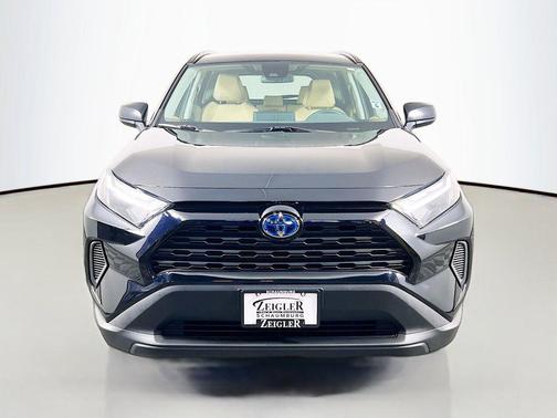 Midnight Black Metallic 2024 Toyota RAV4 Hybrid LE