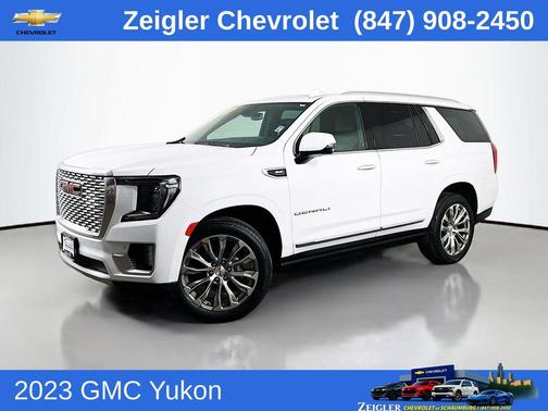 Summit White 2023 GMC Yukon Denali