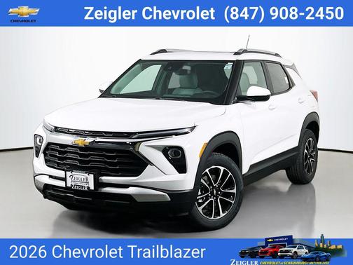 Summit White 2026 Chevrolet Trailblazer LT