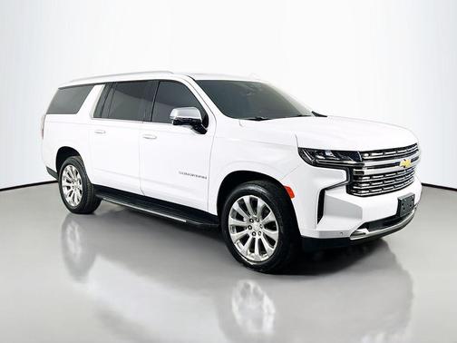 Summit White 2021 Chevrolet Suburban Premier