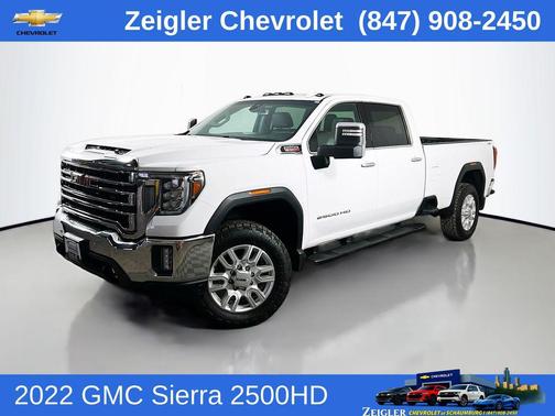 Summit White 2022 GMC Sierra 2500 SLT