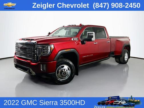 Cayenne Red Tintcoat 2022 GMC Sierra 3500 Denali