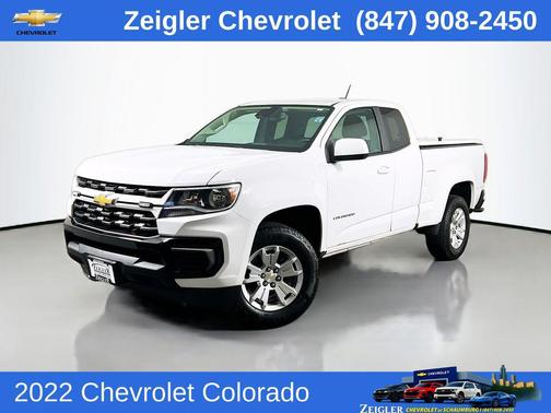Summit White 2022 Chevrolet Colorado LT