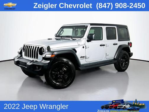Silver Zynith Clearcoat 2022 Jeep Wrangler Unlimited Sport Altitude
