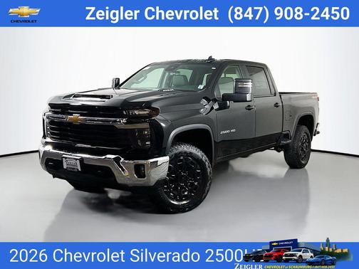 Black 2026 Chevrolet Silverado 2500 LT