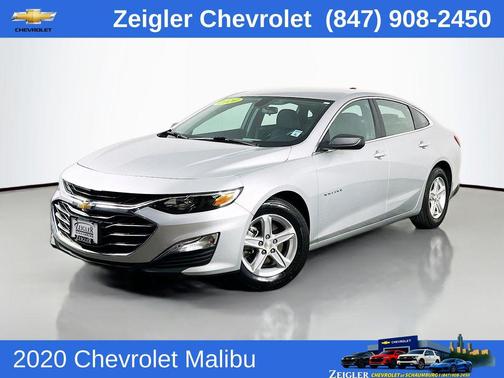 Silver Ice Metallic 2020 Chevrolet Malibu 1LS