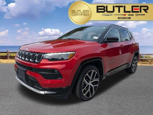 Red Hot Pearlcoat 2024 Jeep Compass Limited