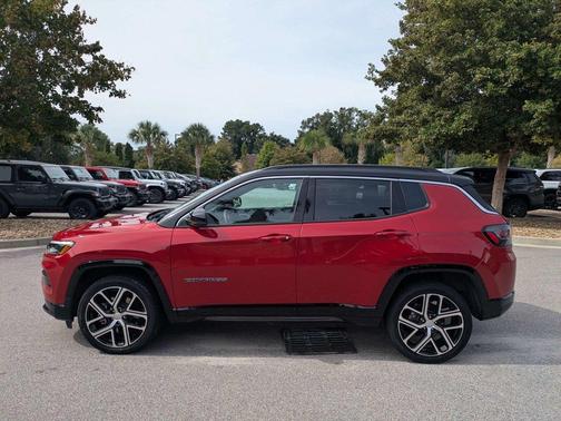 Red Hot Pearlcoat 2024 Jeep Compass Limited