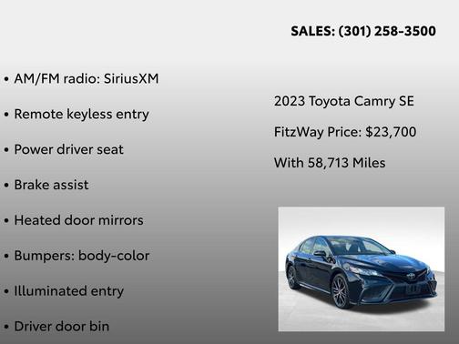 2023 Toyota Camry SE