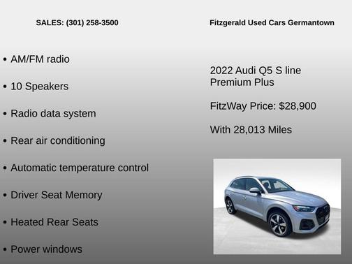 2022 Audi Q5 45 S line Premium Plus