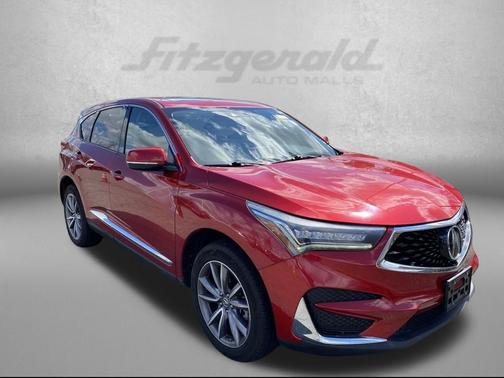 Red 2020 Acura RDX Technology Package