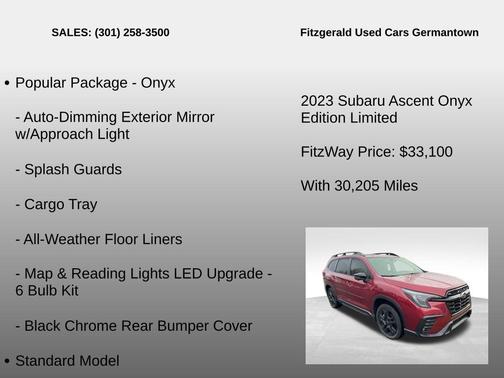 2023 Subaru Ascent Onyx Edition Limited 7-Passenger