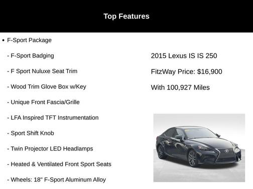 2015 Lexus IS 250 Base
