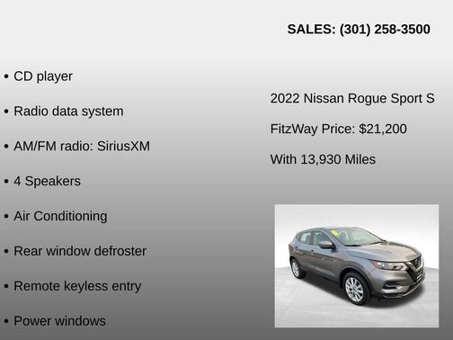 2022 Nissan Rogue Sport S