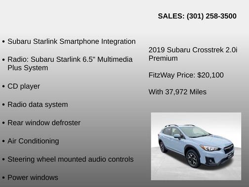 2019 Subaru Crosstrek 2.0i Premium