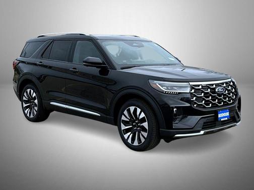 Agate Black Metallic 2026 Ford Explorer Platinum