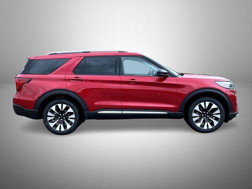 Rapid Red Metallic Tinted Clearcoat 2026 Ford Explorer Platinum