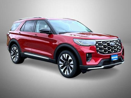 Rapid Red Metallic Tinted Clearcoat 2026 Ford Explorer Platinum