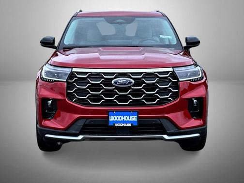 Rapid Red Metallic Tinted Clearcoat 2026 Ford Explorer Platinum