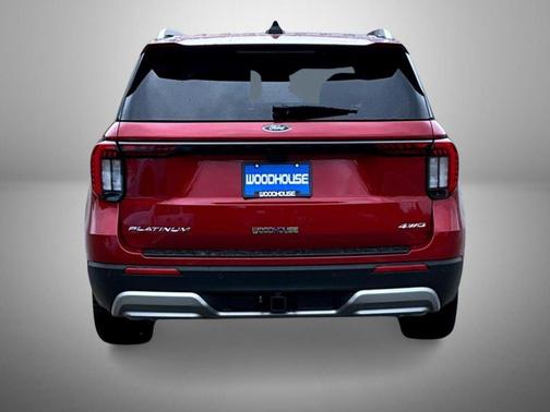 Rapid Red Metallic Tinted Clearcoat 2026 Ford Explorer Platinum