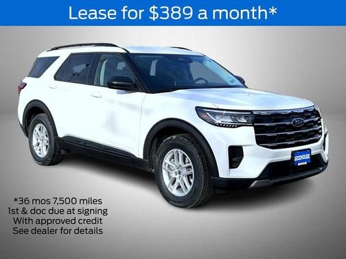 Star White Metallic Tri-Coat 2026 Ford Explorer Active