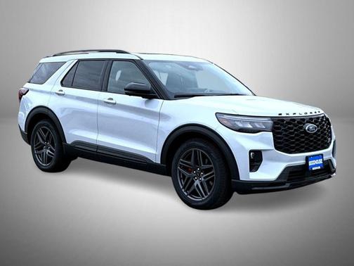 Space White Metallic 2026 Ford Explorer ST