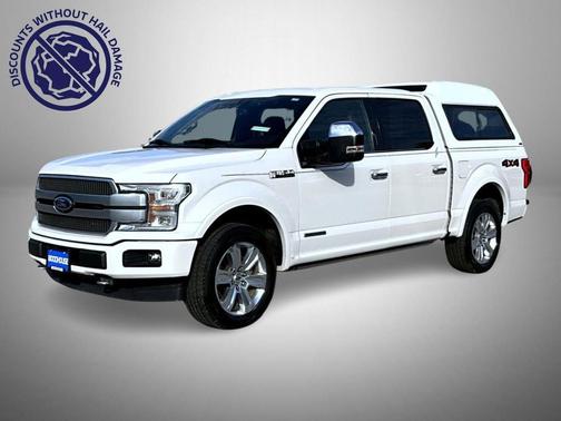 White Platinum Clearcoat Metallic 2018 Ford F-150 Platinum