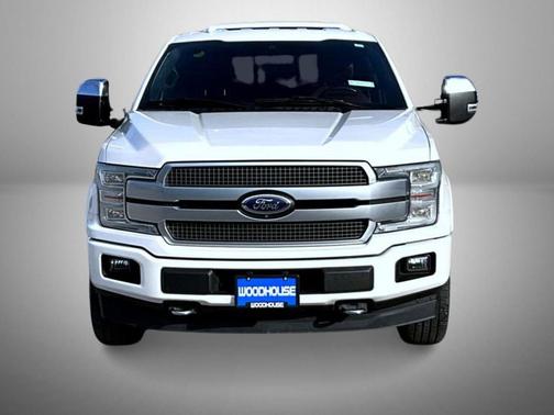 White Platinum Clearcoat Metallic 2018 Ford F-150 Platinum