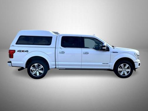 White Platinum Clearcoat Metallic 2018 Ford F-150 Platinum