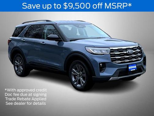 Vapor Blue Metallic 2026 Ford Explorer Active