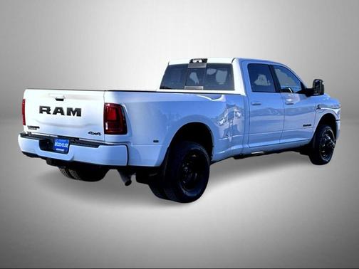 Bright White Clearcoat 2025 RAM 3500 Laramie Crew Cab 4x4 8' Box