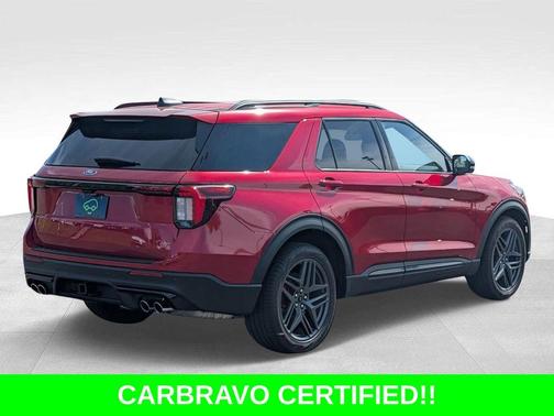 Red Metallic 2025 Ford Explorer ST