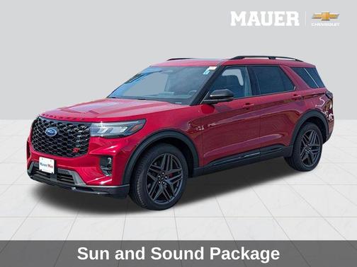 Red Metallic 2025 Ford Explorer ST