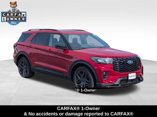 Red Metallic 2025 Ford Explorer ST