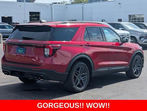 Red Metallic 2025 Ford Explorer ST