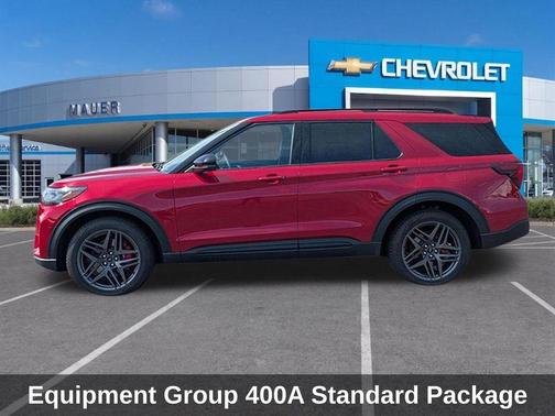 Red Metallic 2025 Ford Explorer ST