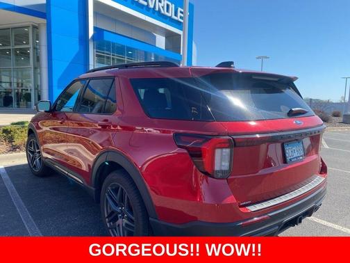 Red Metallic 2025 Ford Explorer ST